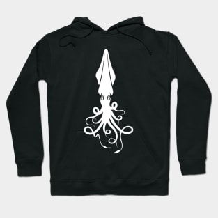 Squid Icon White Hoodie